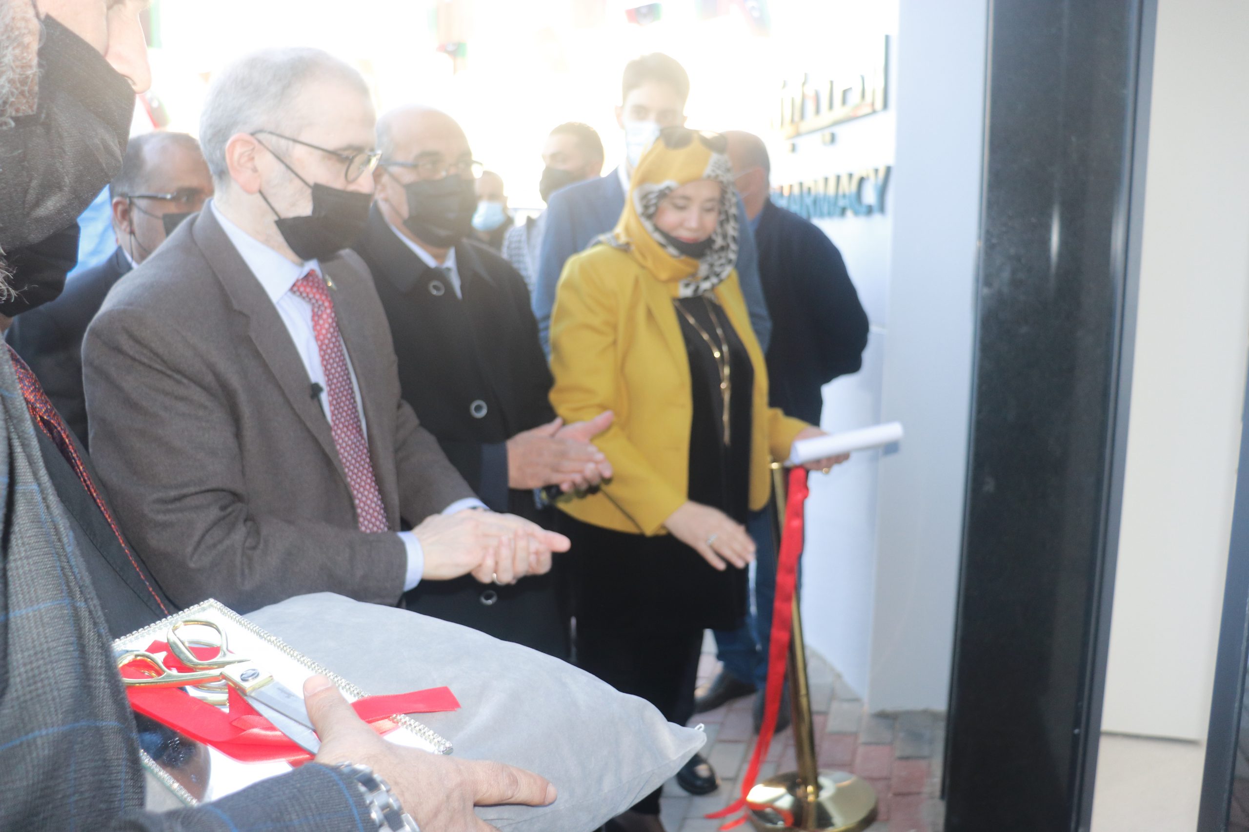 The opening of the pharmacy and medical equipment building in the oil clinic